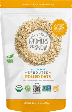 One Degree Organic Foods Sprouted Rolled Oats